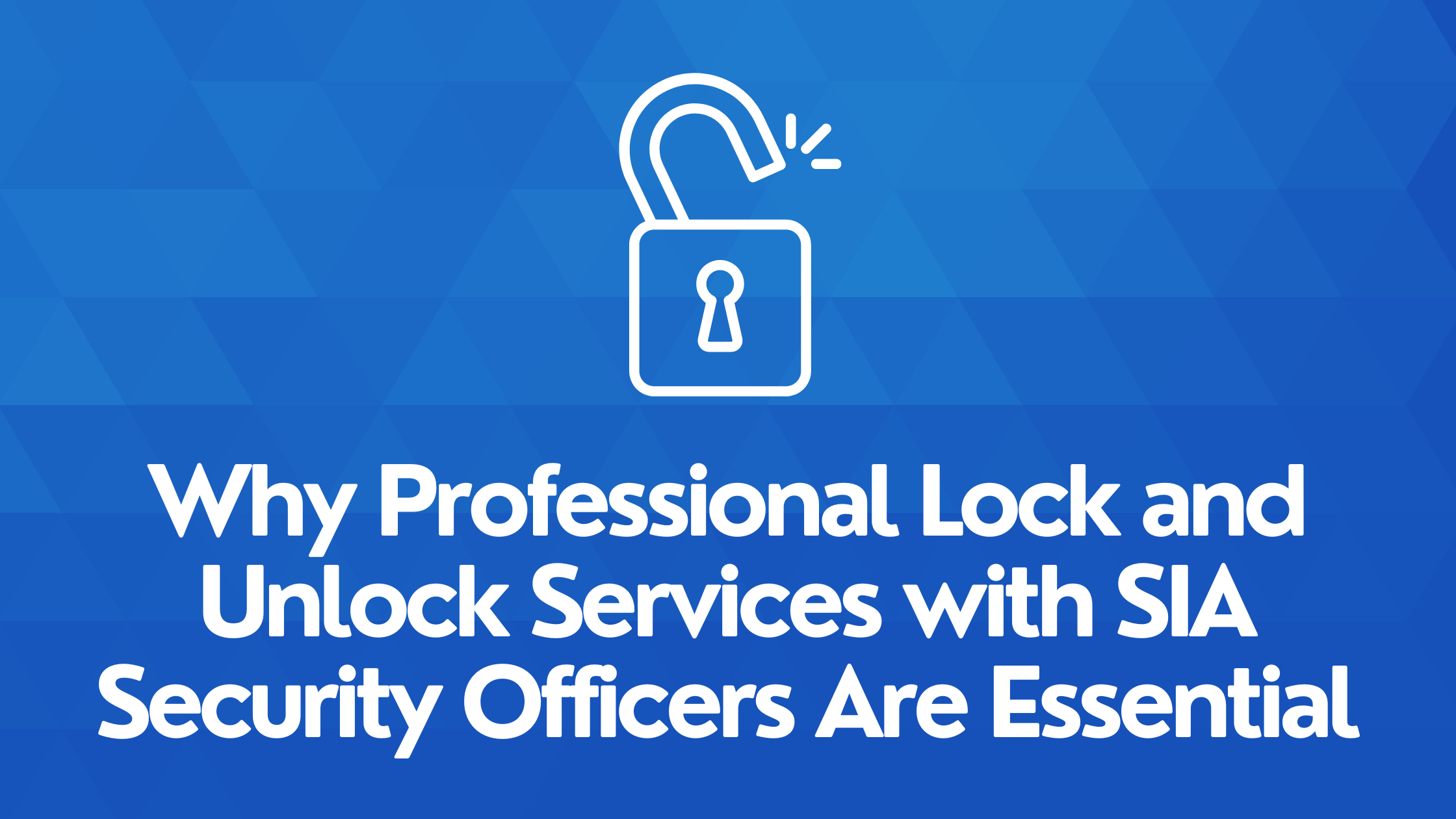 Lock and Unlock Services