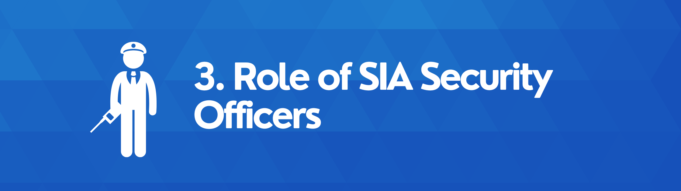 Role of SIA Security Officers in Lock & Unlock Services